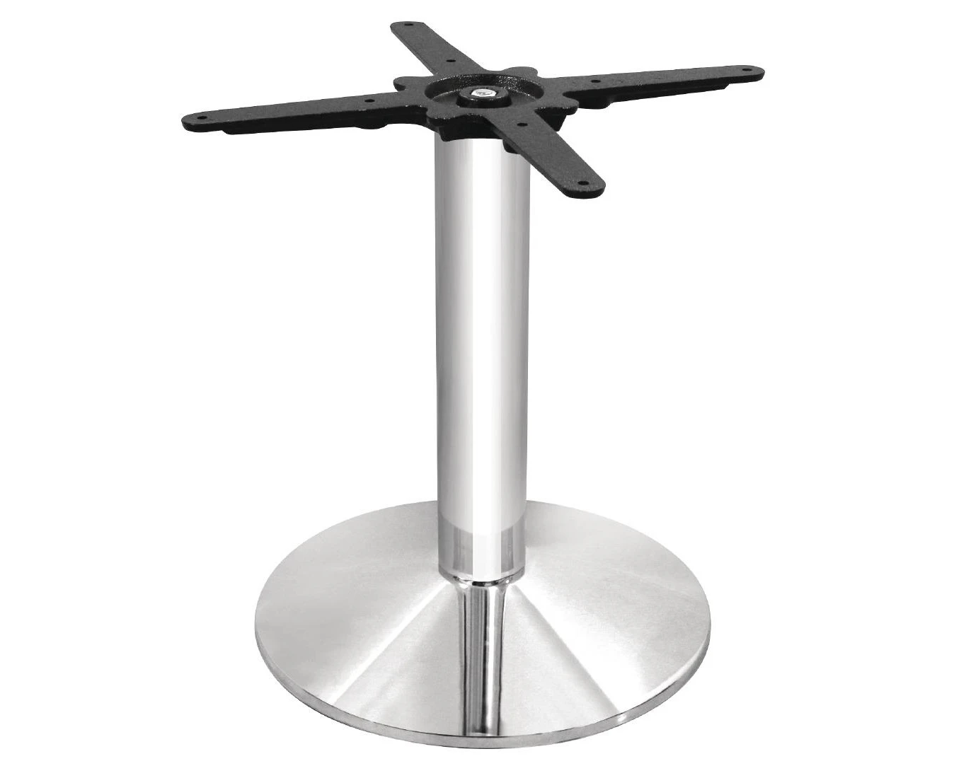 Bolero Chrome Coffee Height Table Base