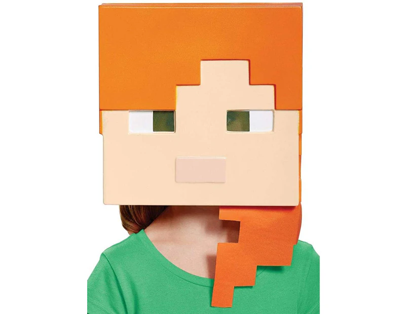 Minecraft Girls Alex Character Costume Mask