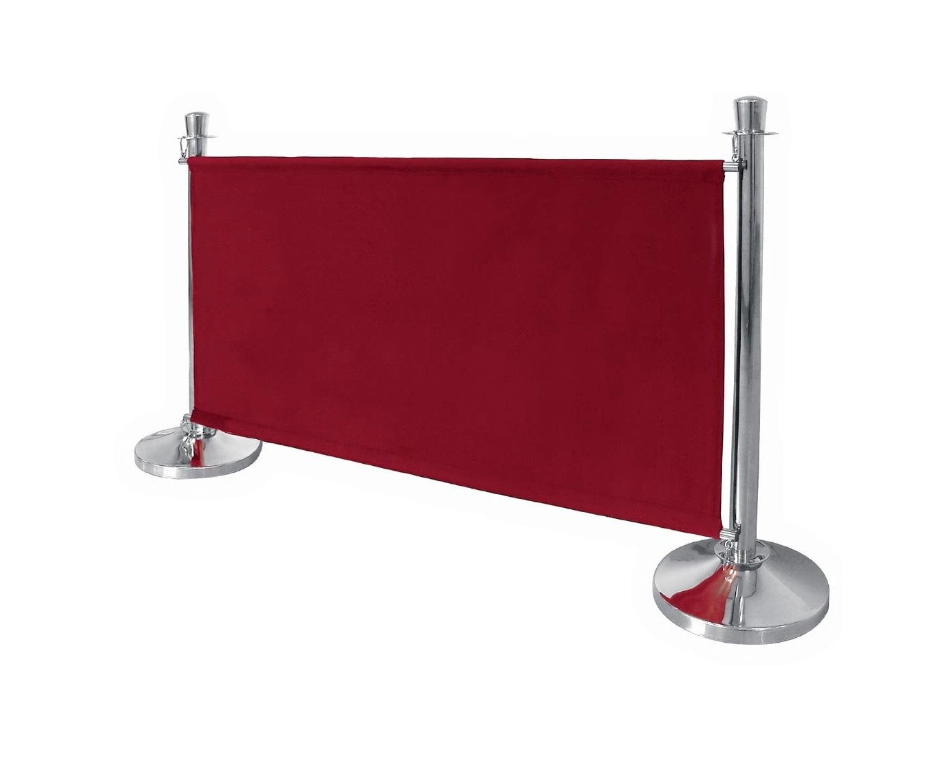 Bolero Canvas Barrier with Fixing Accessories - Red - Polyester