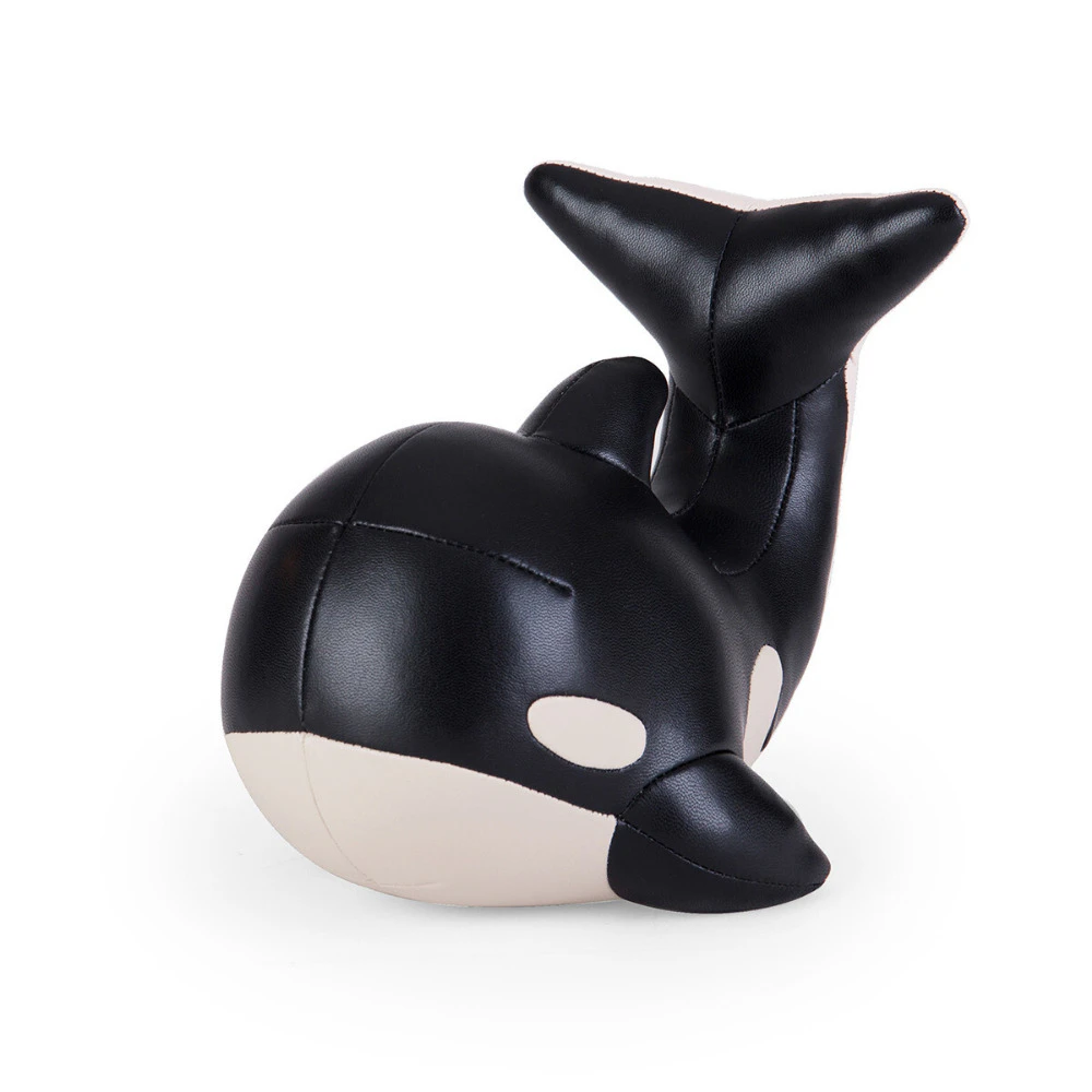 Zuny Bookend Whale Black