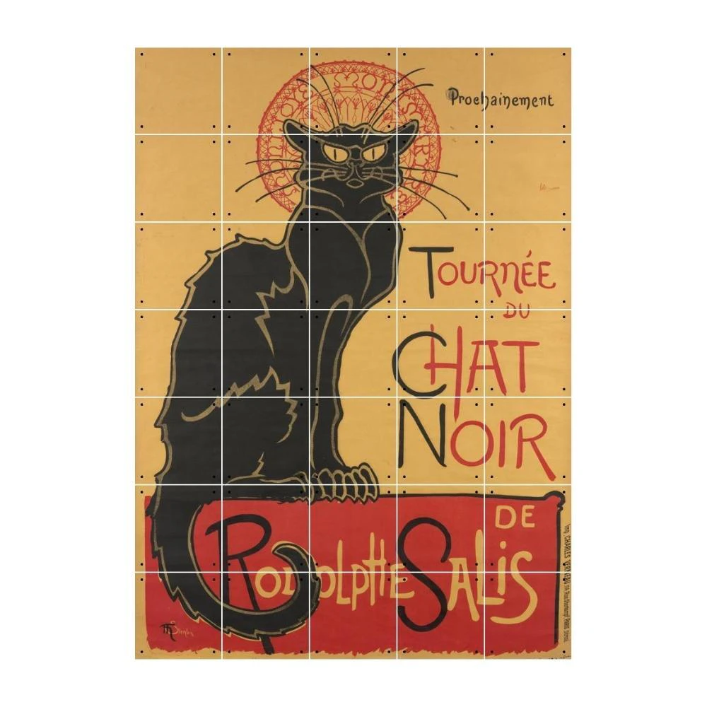 IXXI Le Chat Noir Wall Art 100x140cm