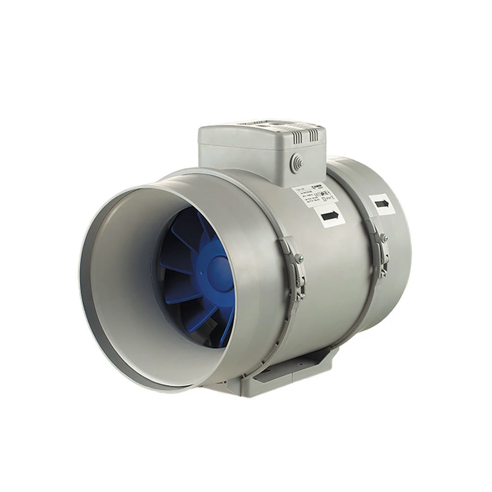 Blauberg Turbo Mixed Flow AC Fan - 250MM (10" Inch) | 800CFM | 2 Speed