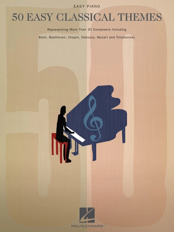 50 Easy Classical Themes Easy Piano (Softcover Book)