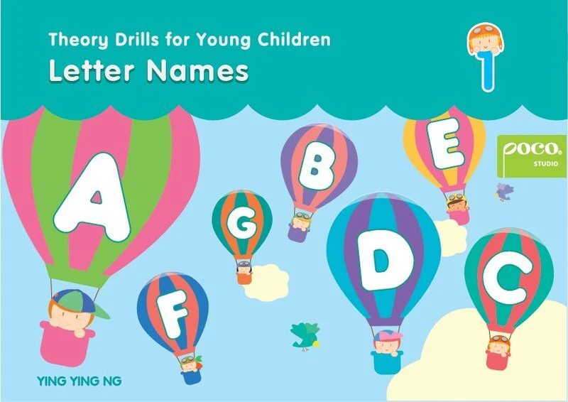 Theory Drills For Young Children Letter Names (Softcover Book)