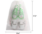 10 PCS Travel Shoe Bag Dustproof Shoe Bags, White