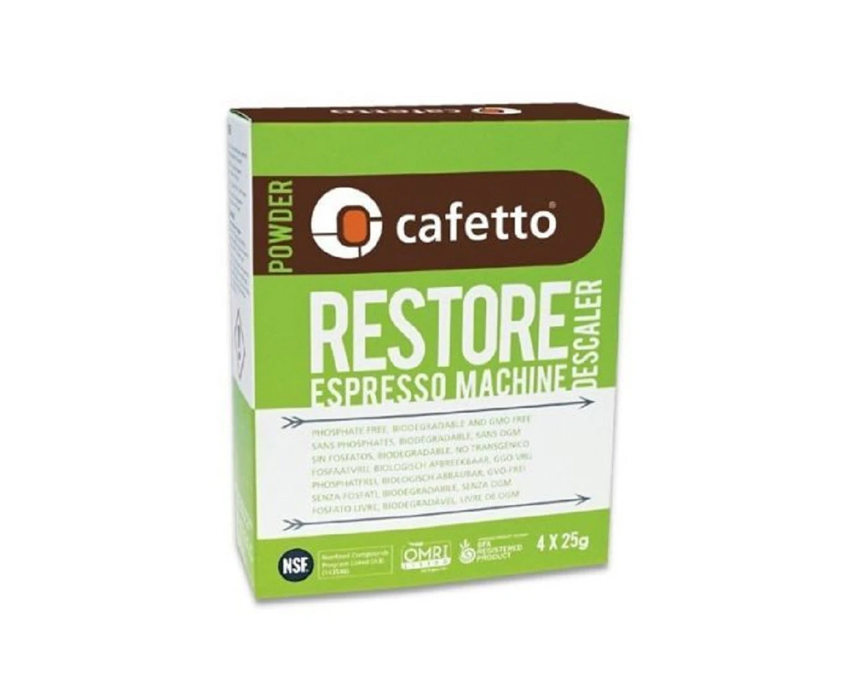 Cafetto Restore Descaler Coffee Machine Cleaner - 4 Pack