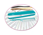 Top Chic Rainbow - Hair Straightener Kit With Hair Jewels
