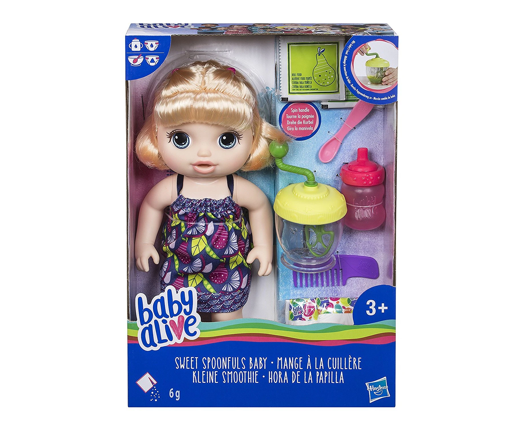 Baby Alive Sweet Spoonfuls Baby Girl Doll Catch