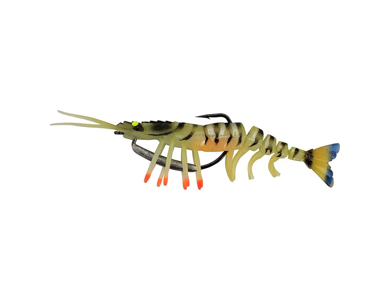 Zerek 3 Inch Live Shrimp Hot Legs Soft Plastic Fishing Lure (Colour 31)