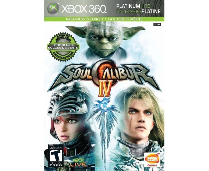 Soul Calibur IV 4 Game (Platinum Hits) Xbox 360 (#)