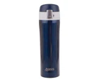 Oasis Flip Top Drink Bottle 450ml - Blue