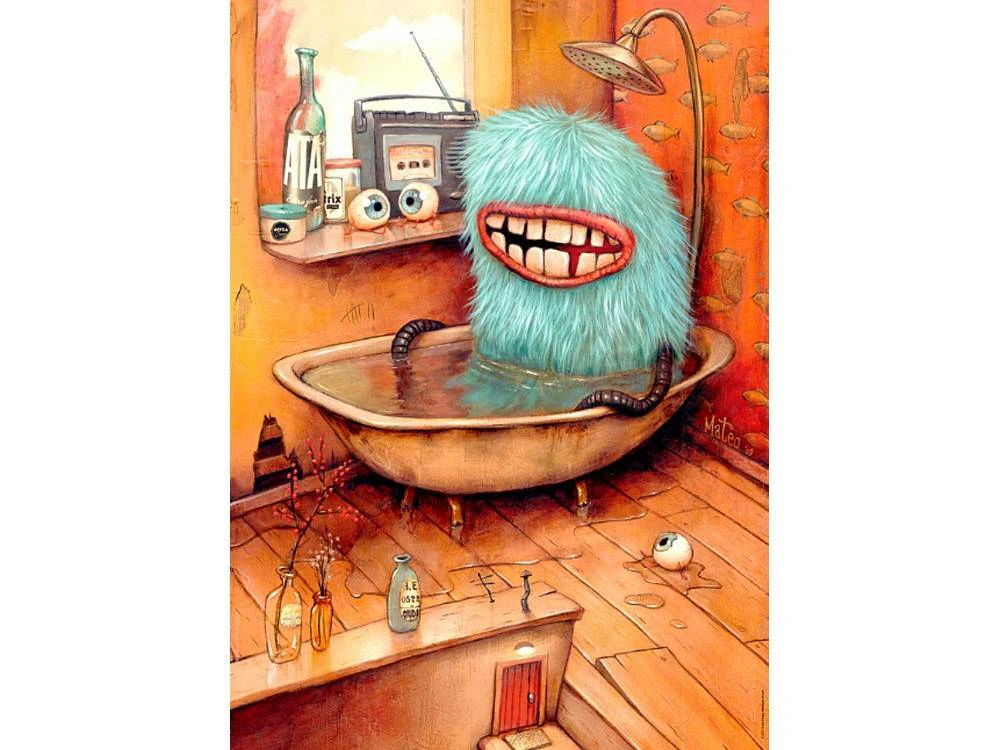 Zozoville Bathtub Jigsaw Puzzles 1000 Pieces