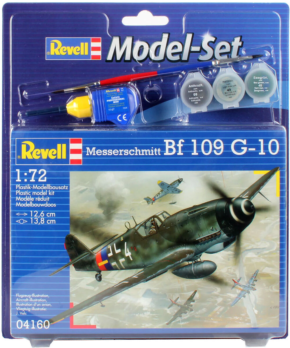 Revell Plastic Model Kit Messerschmitt Bf-109 1:72 - 95-64160