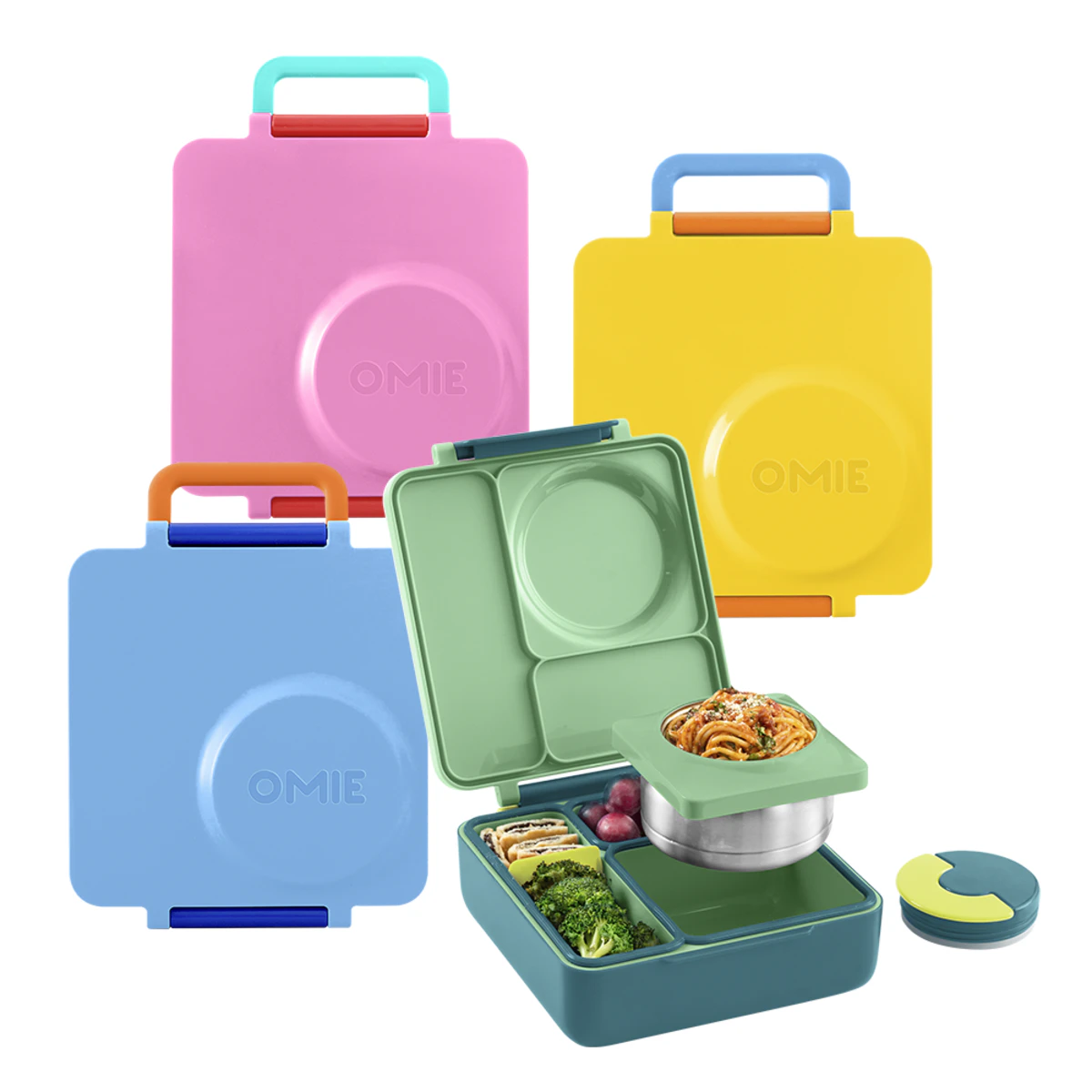 OmieBox Hot & Cold Lunch Box - Meadow