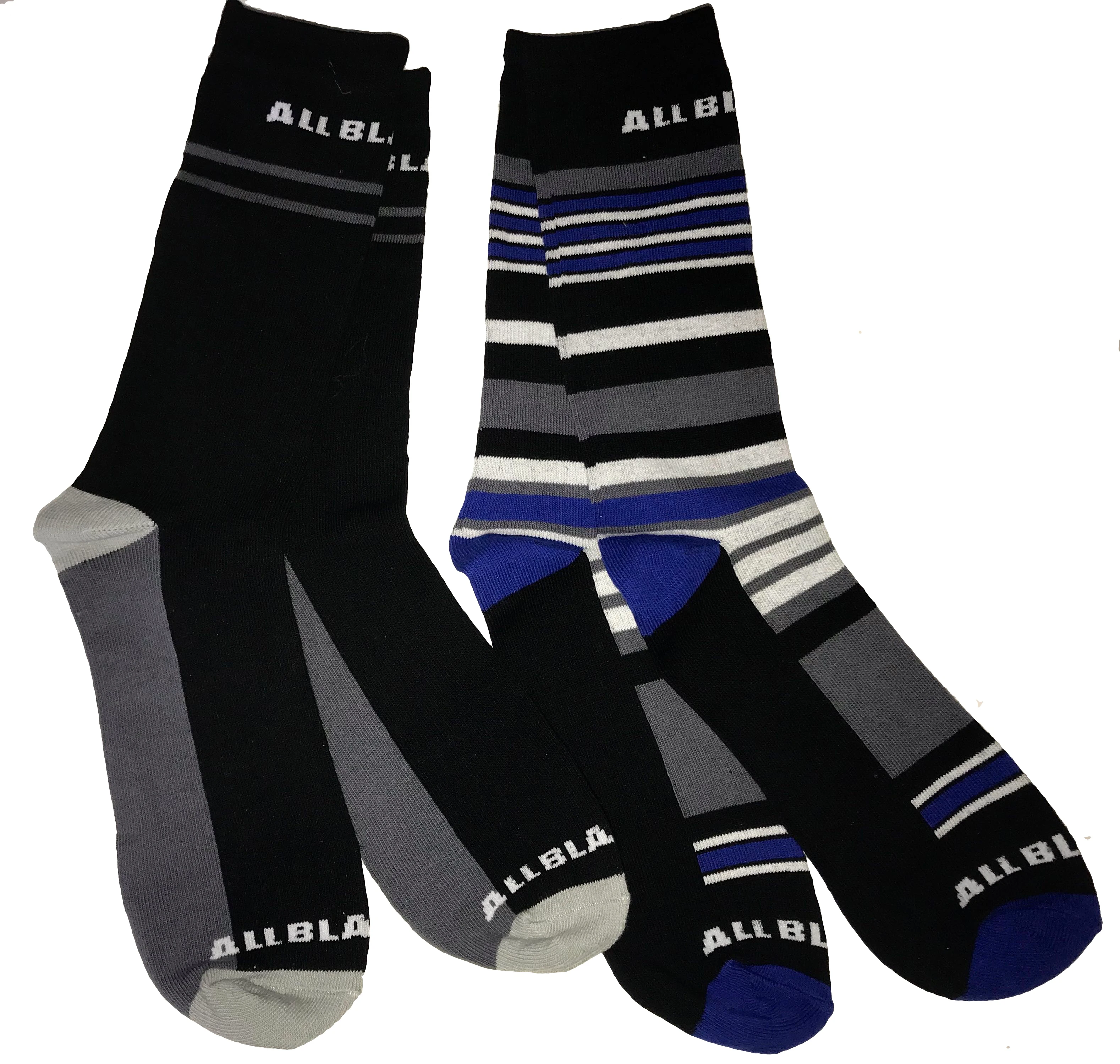 New Zealand All Blacks Mens Business Socks Size 6-10 2 pack