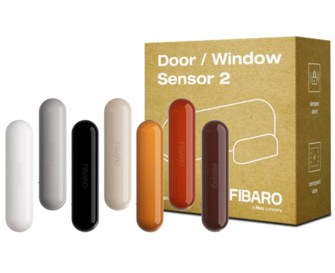 FIBARO D/W Sensor, Door Window Z-wave, Smart Home Automation  - Light Brown