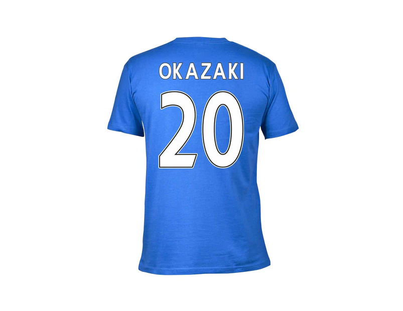 Leicester City 2016 Premier League Champions T-Shirt (Okazaki 20) Blue