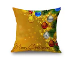 Merry Christmas on Cotton & Linen Pillow Cover Pillow Case Cushion Cover 89329