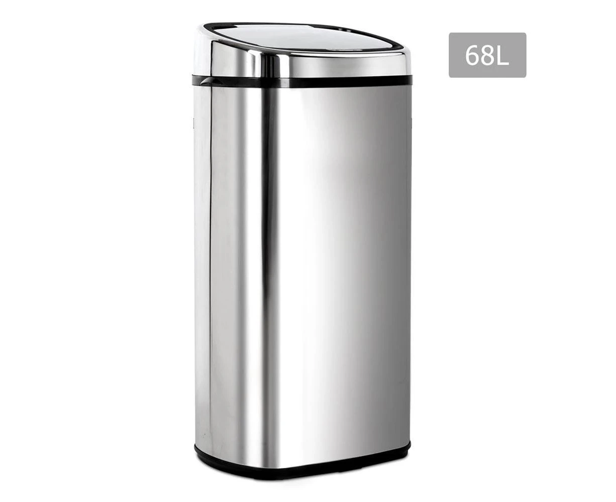 68L Stainless Steel Motion Sensor Rubbish Bin