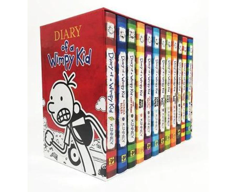 Diary of a Wimpy Kid Box of Books (1-12)