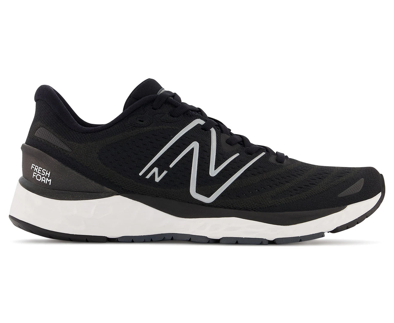 New Balance Men's Fresh Foam X Solvi v4 Running Shoes - Black/White