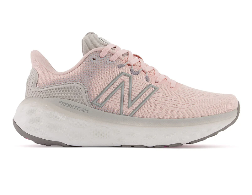 New Balance Women's Fresh Foam More v3 Running Shoes - Pink/Grey