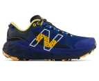 New Balance Men's Fresh Foam X More Trail v2 Running Shoes - Navy/Yellow