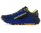 New Balance Men's Fresh Foam X More Trail v2 Running Shoes - Navy/Yellow