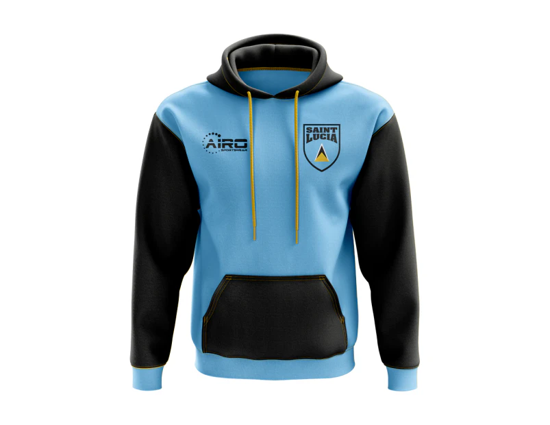 Saint Lucia Concept Country Football Hoody (Sky)