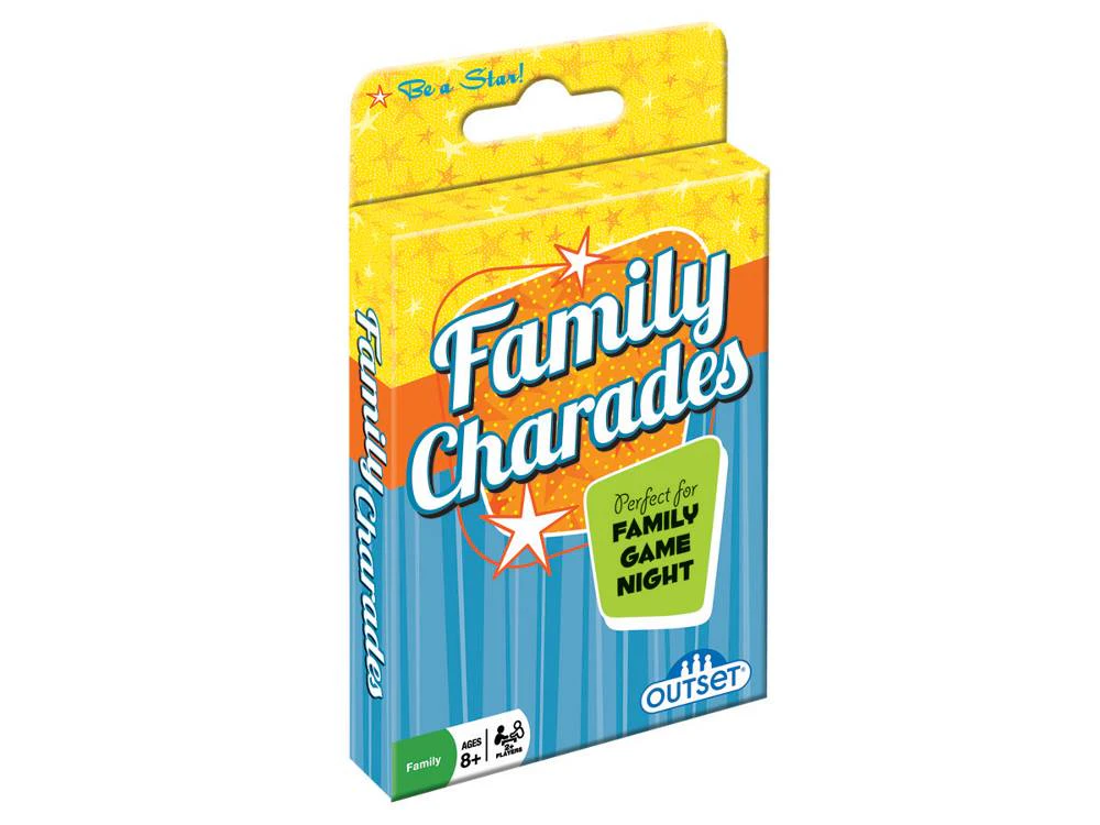 FAMILY CHARADES CARD GAME TRAVEL EDITION