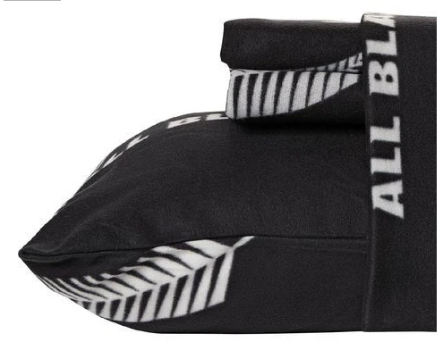 New Zealand All Blacks Rugby Winter Single Bed Sheet Set