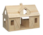 Breyer Horses Deluxe Wooden Stable Barn Wood 1:9 Traditional 302