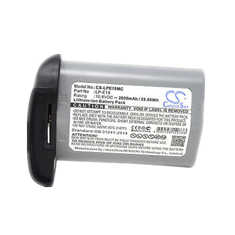 LP-E19 Camera Battery for Canon EOS-1D 1DC Mark III IV 3 4,EOS-1DS Mark III IV 3 4,EOS-1DX Mark II 2, Also compatible with LP-E4 LP-E4N