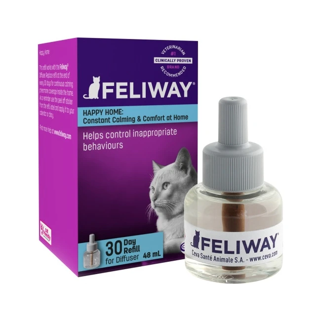 Feliway Calming Pheromone for Cats - 48ml Refill Bottle for Plug in Diffuser