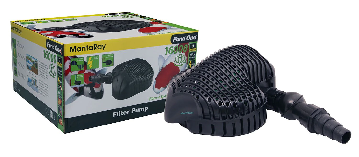 Pond One MantaRay 16000 Filter Fountain Pump