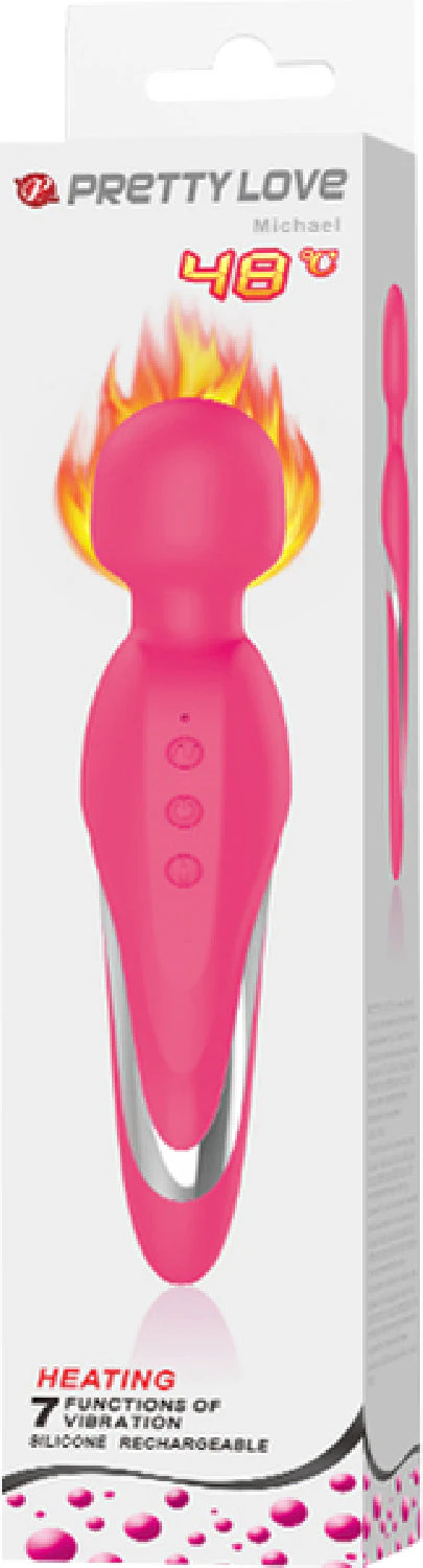 Michael Massager Wand - Warming (Pink)