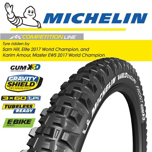 Michelin Wild Enduro Front Magi-X2 27.5x2.4" Foldable Bike Tyre