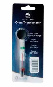 Aquarium Glass Thermometer for Fish Tanks (Aquatopia)