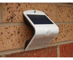 Lion Motion Activated LED Solar Wall Light Home Caravan Security