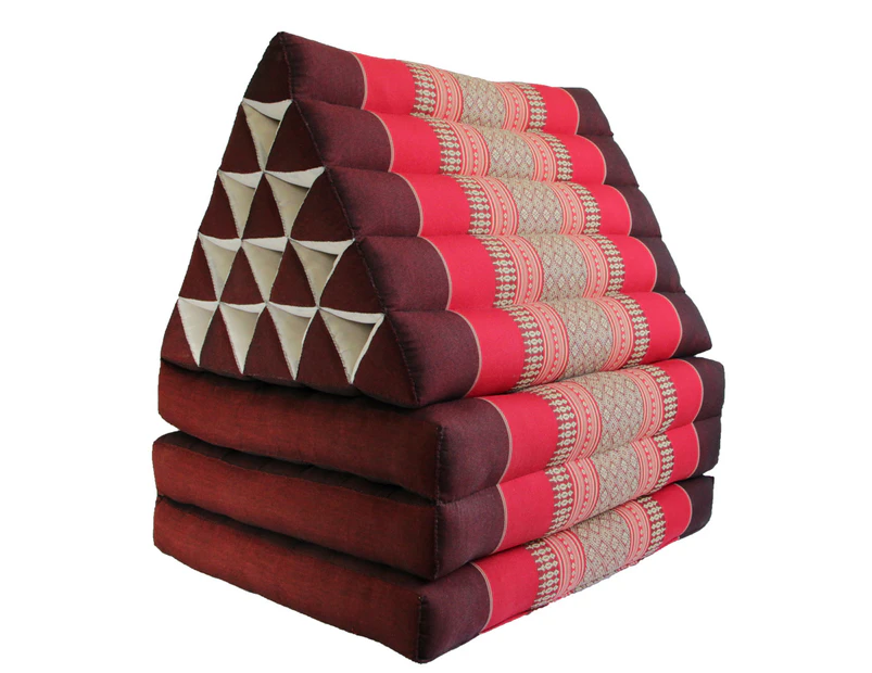 [MANGO TREES] JUMBO Thai Triangle Pillow Daybed Mattress Kapok Filled