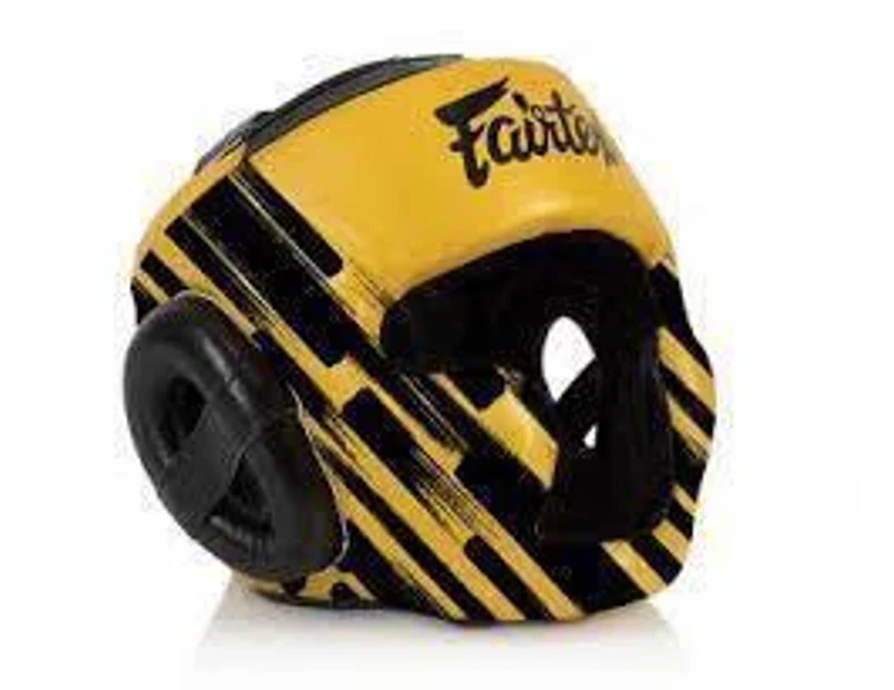 [XL] FAIRTEX-Diagonal Vision Sparring Headguard Lace Up Head Gear HG16