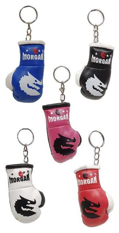 Morgan Mini Glove Keyring - White