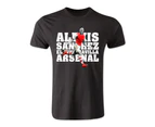 Alexis Sanchez Arsenal El Nino Maravilla T-Shirt (Black)