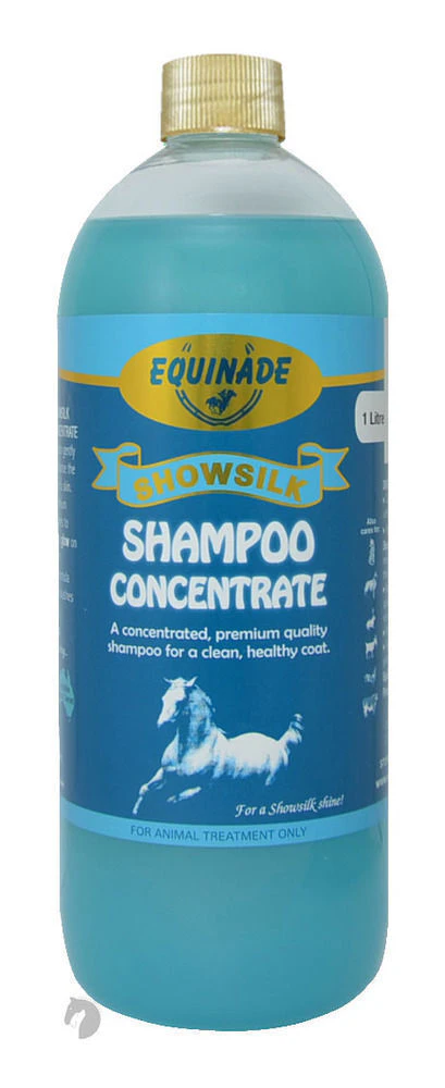 Equinade Showsilk Concentrated Shampoo Horse Dog Cat Bird Show Silk 1Lt