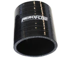 Aeroflow Silicone Hose Str Black I.D 3.75" 95mm Wall 5.3Mm 76mm Long Af 9201-375