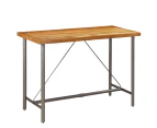 vidaXL Bar Table Solid Reclaimed Teak 150x70x106 cm