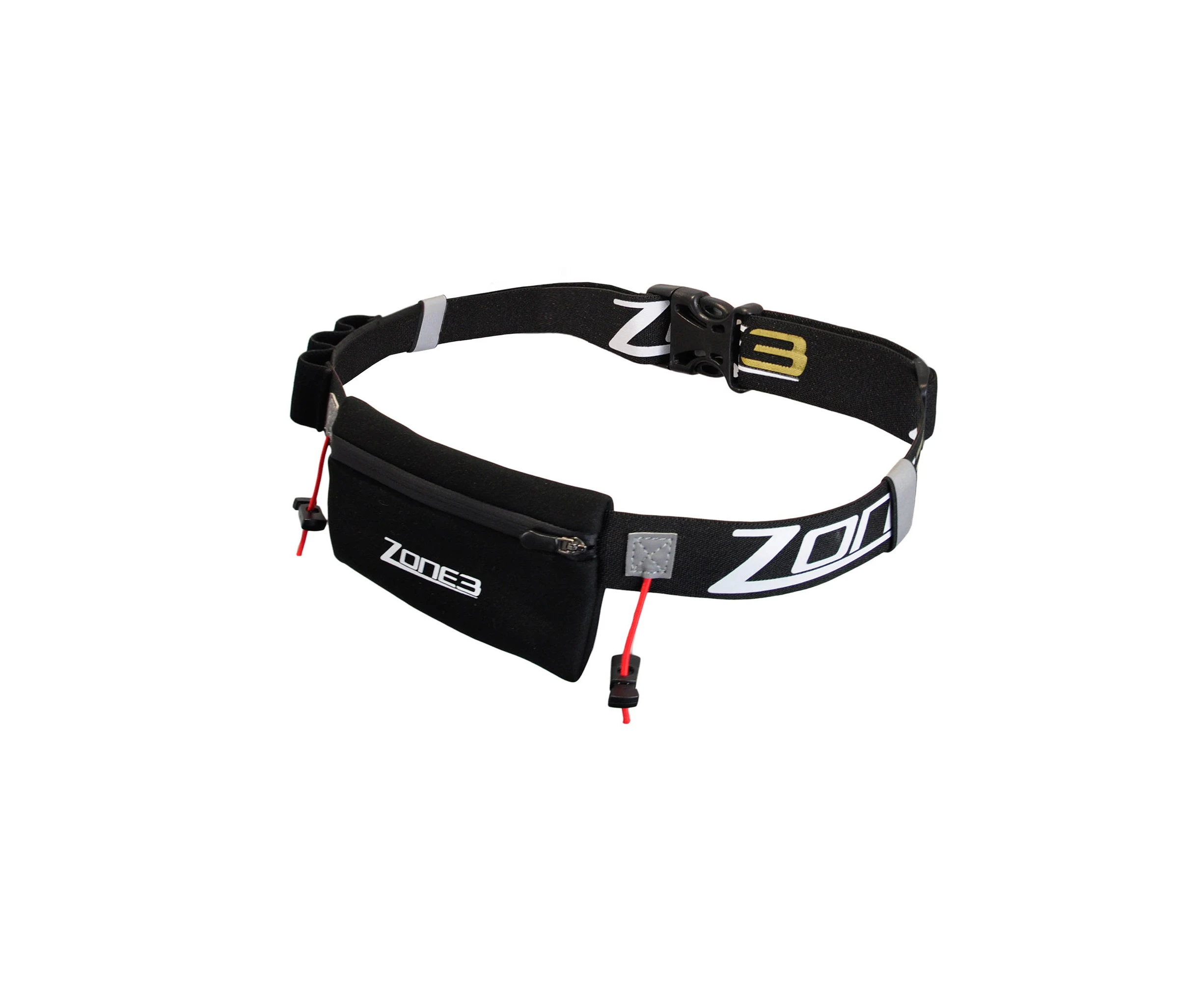 Zone 3 Race Belt with Neoprene Pouch for Multi-Sport