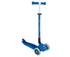 Globber Kids' Go Up Active Scooter w/ Lights - Navy Blue/Dark Blue