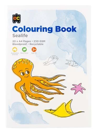 EC - Sealife Colouring Book