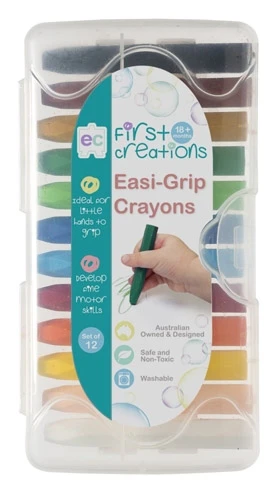 First Creations - Easi-Grip Crayons (set of 12)